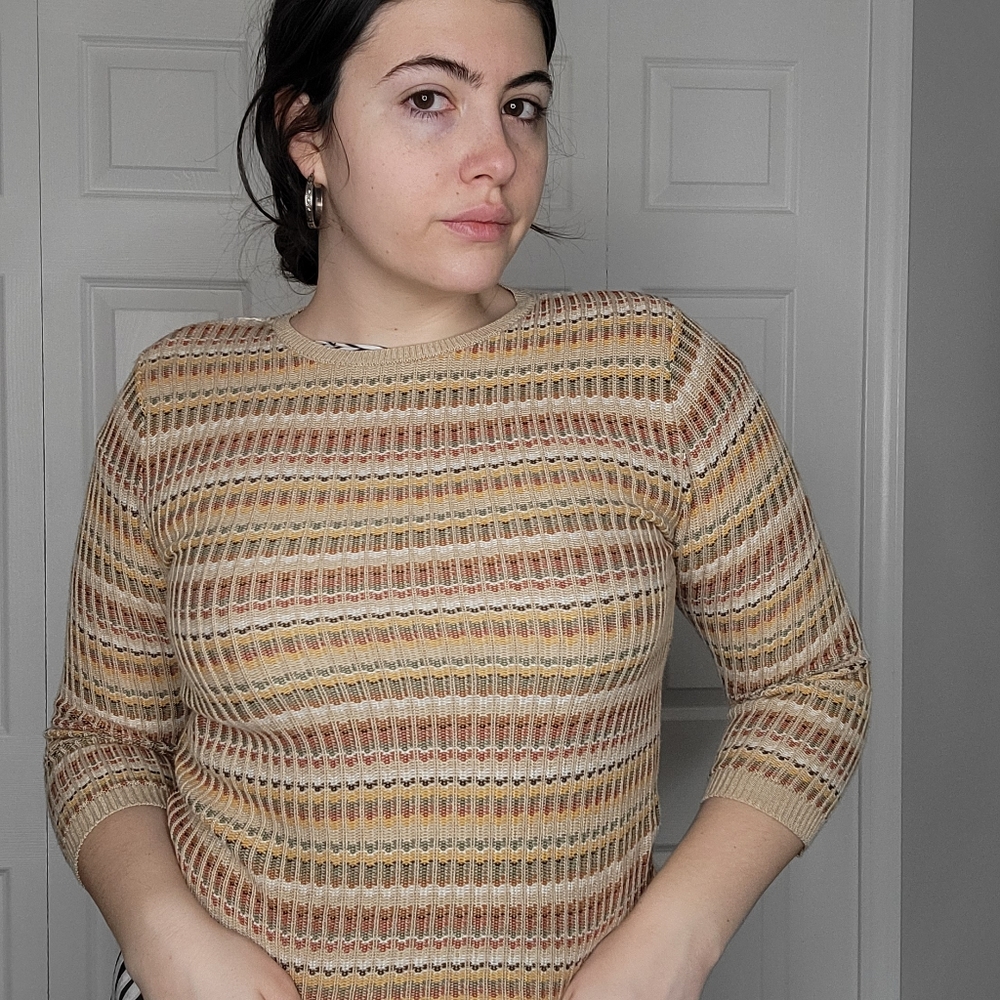 Boho Pullover Sweater - image 5